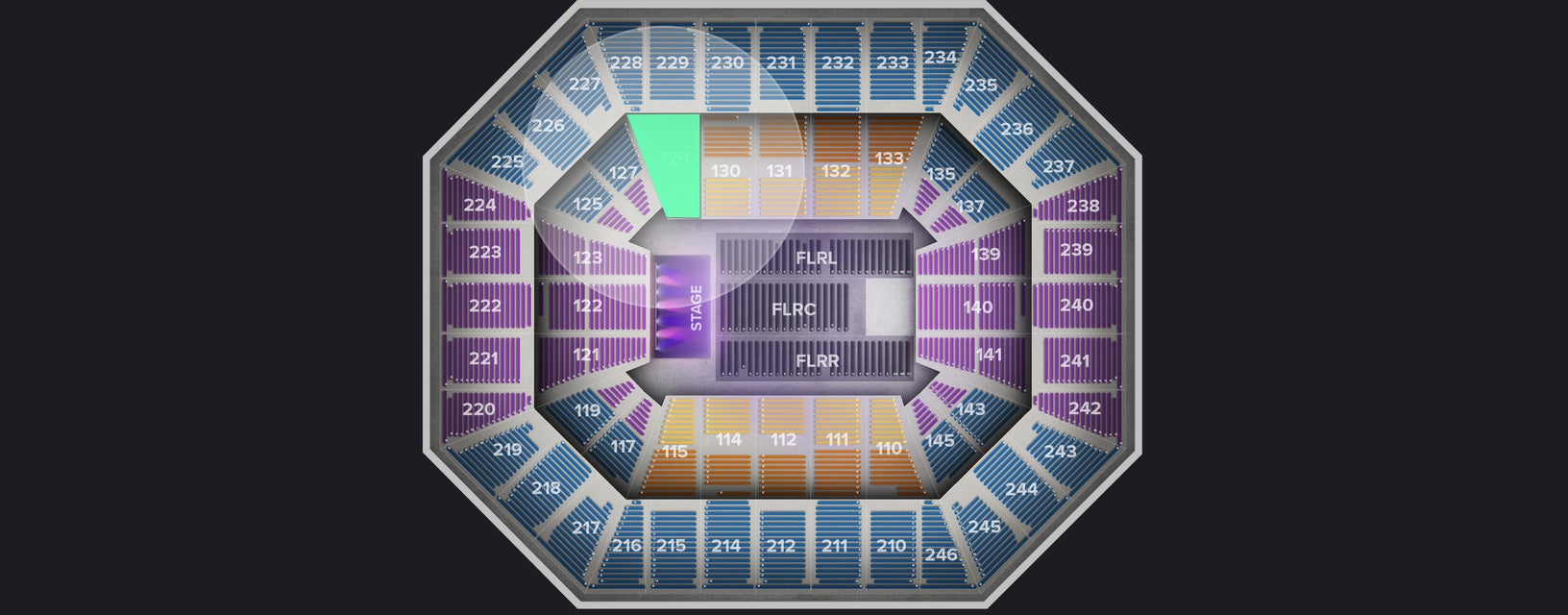 Seat view from Lower