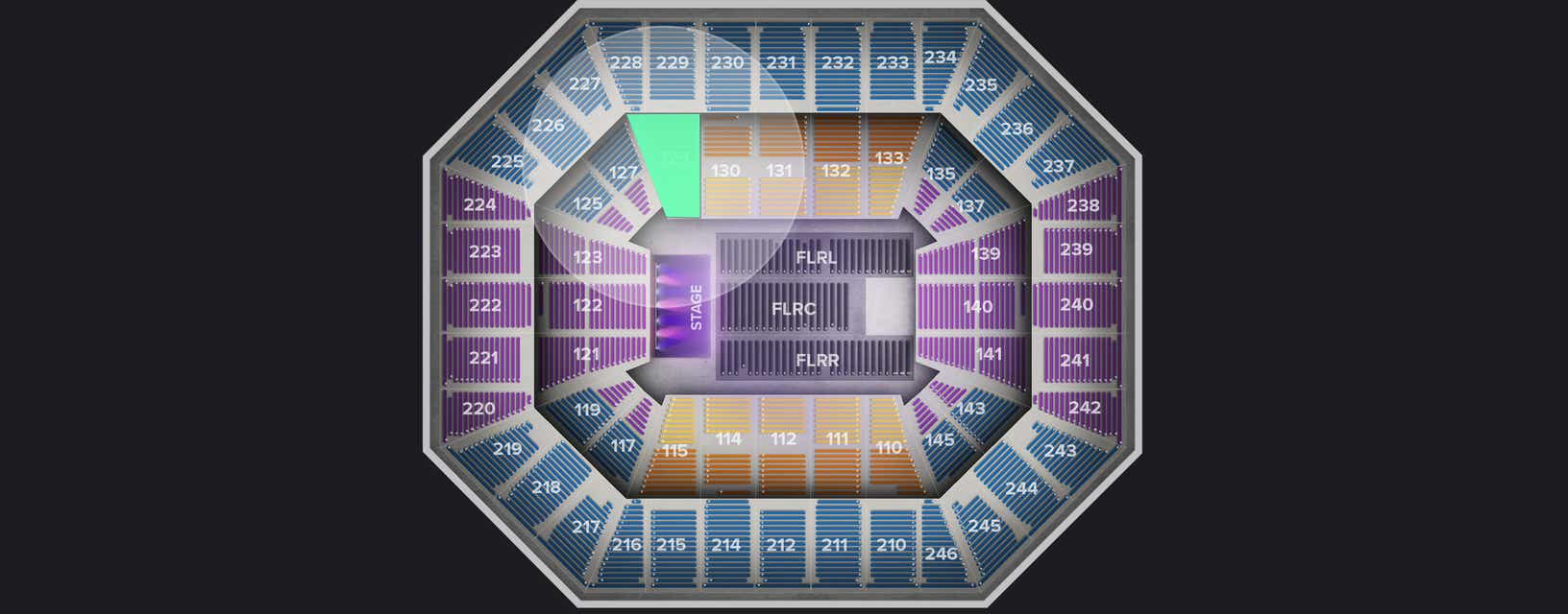 Seat view from Lower