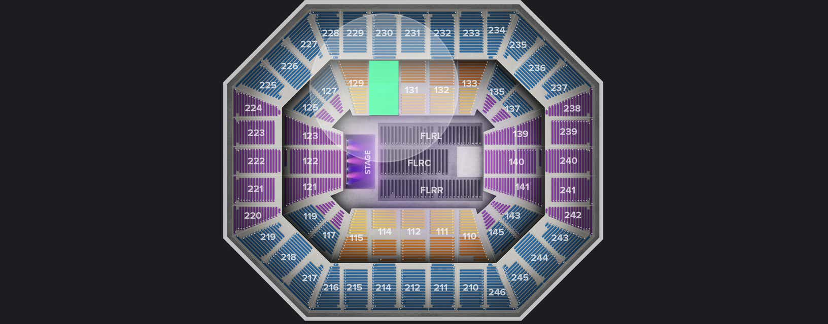 Seat view from Lower