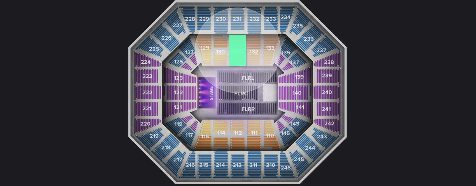Seat view from Lower
