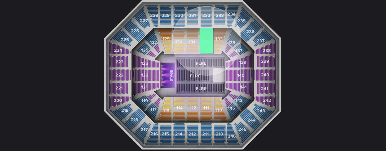 Seat view from Lower