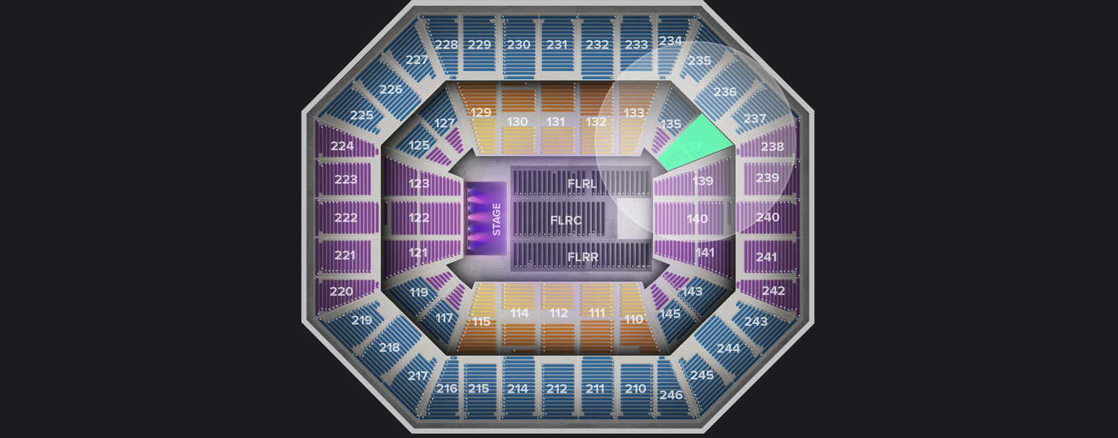 Seat view from Lower