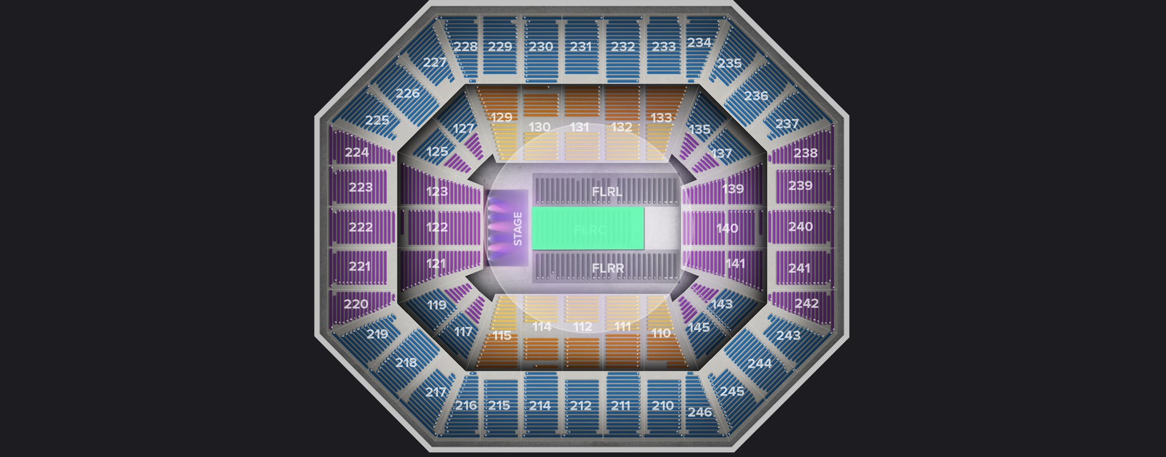 Seat view from Floor