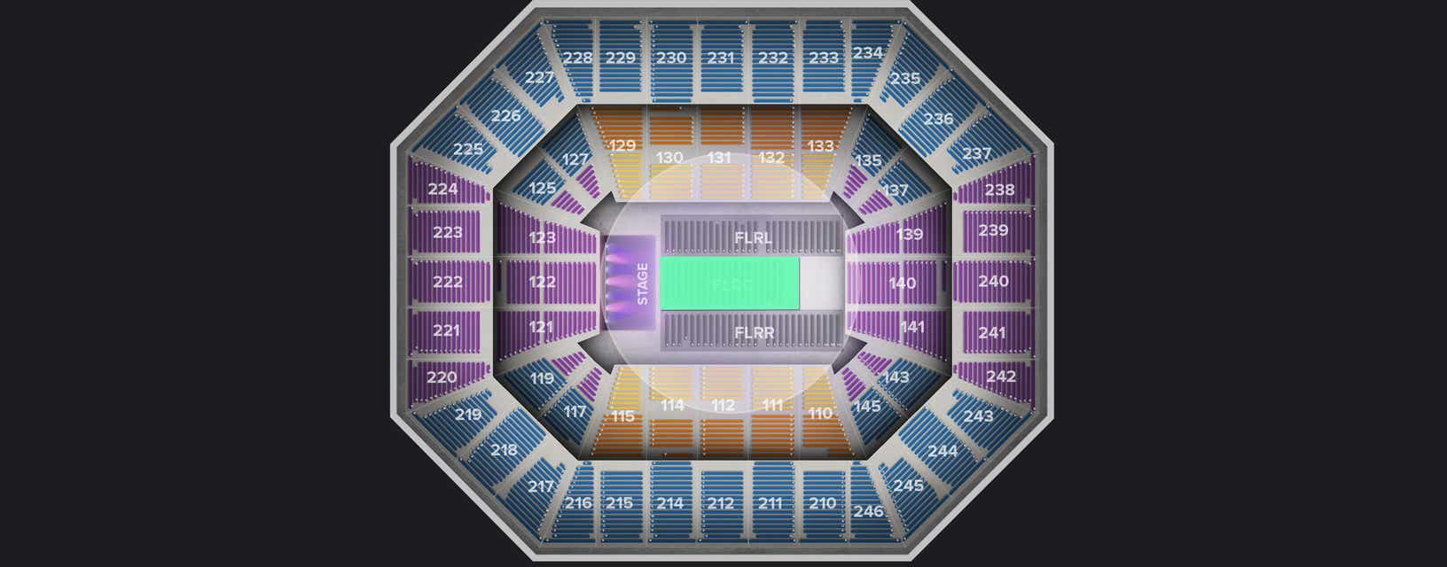 Seat view from Floor