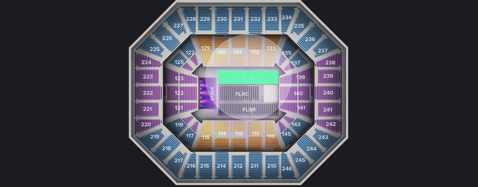 Seat view from Floor