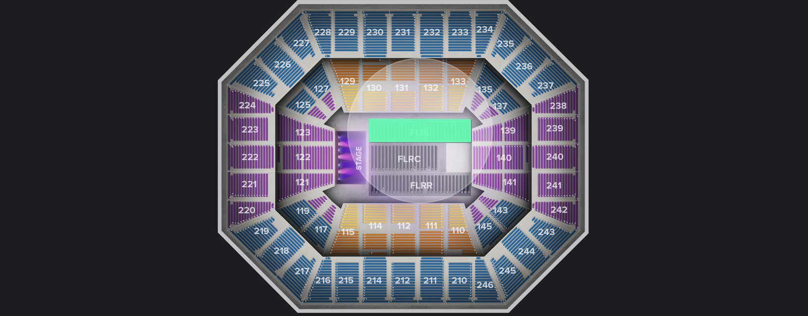 Seat view from Floor