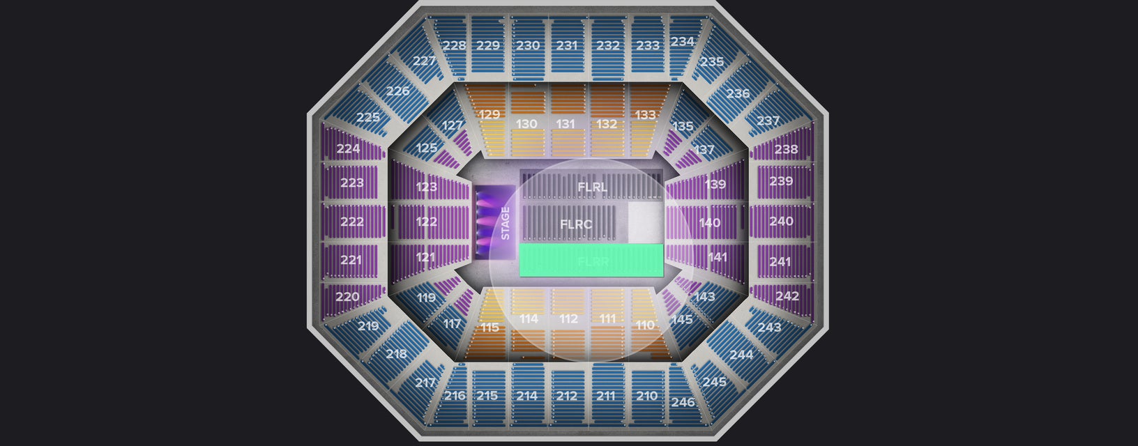 Seat view from Floor