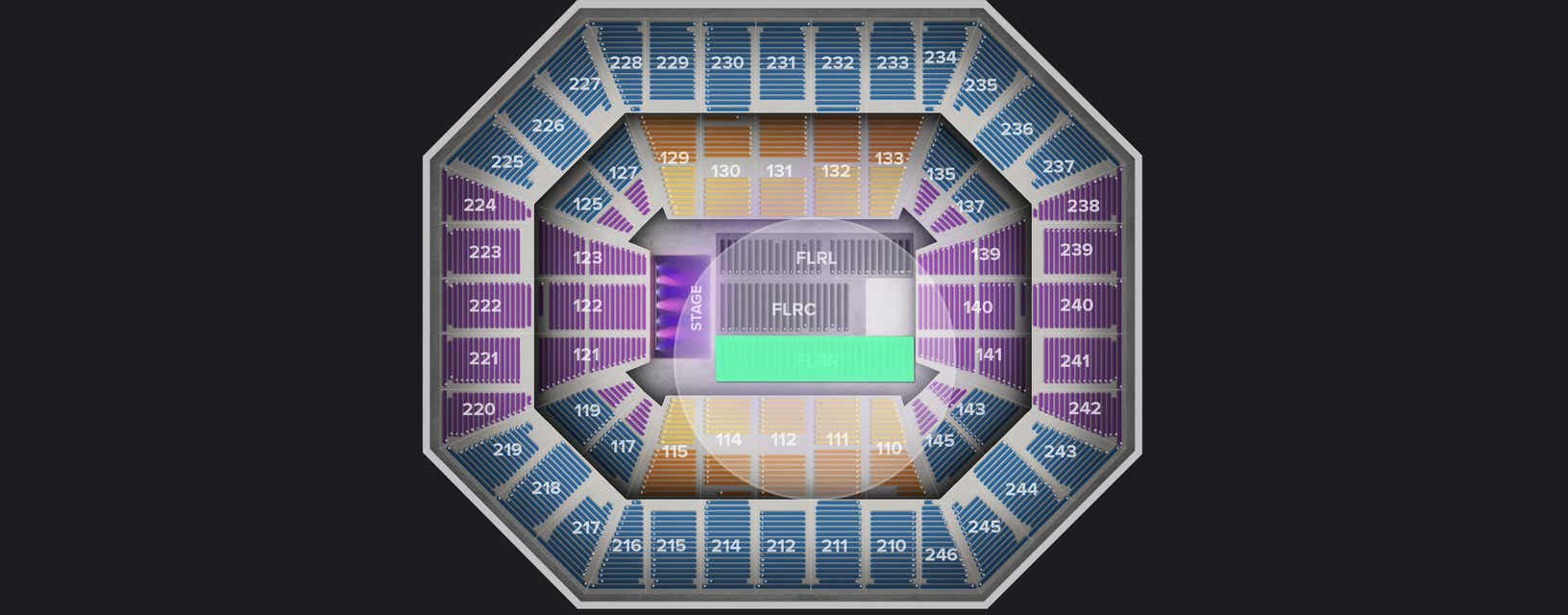 Seat view from Floor