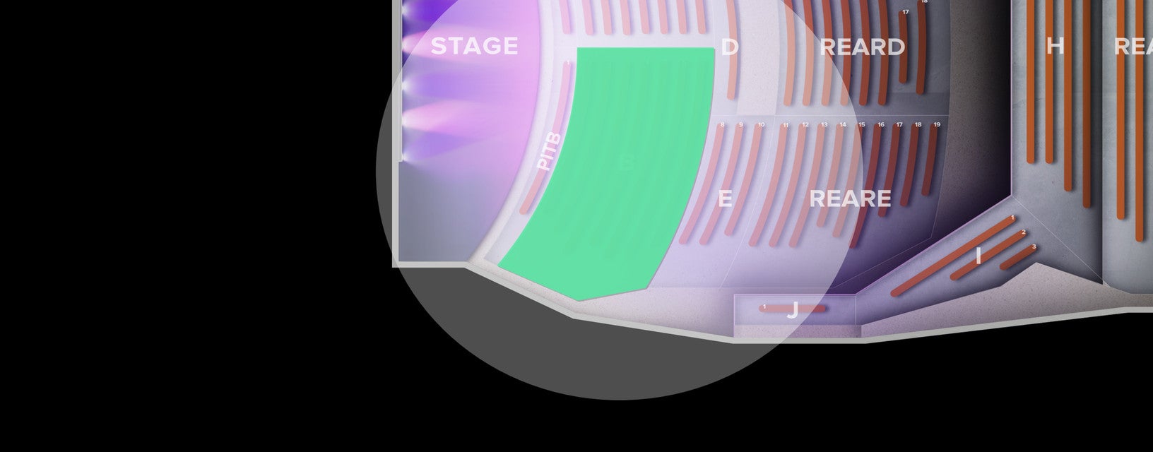 Seat view from Section