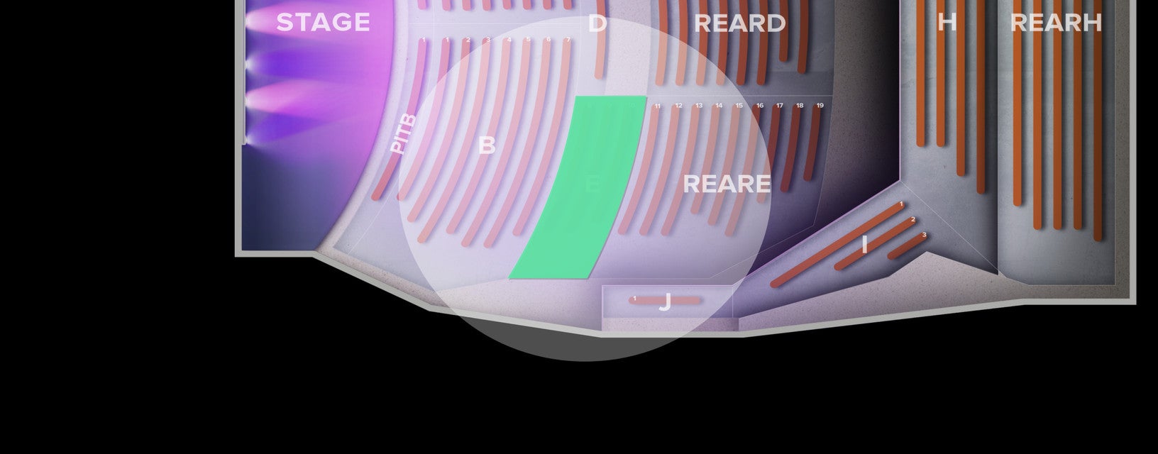 Seat view from Section