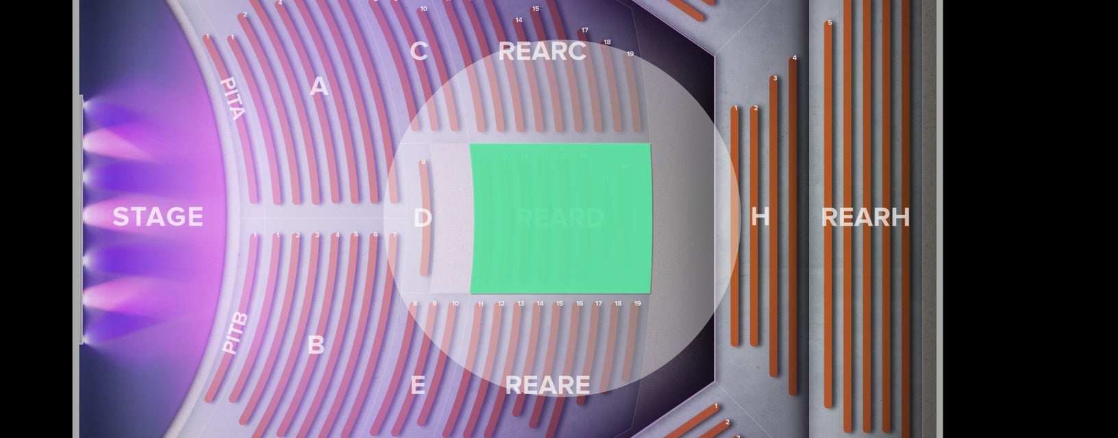Seat view from Rear