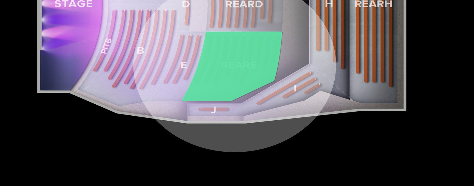 Seat view from Rear