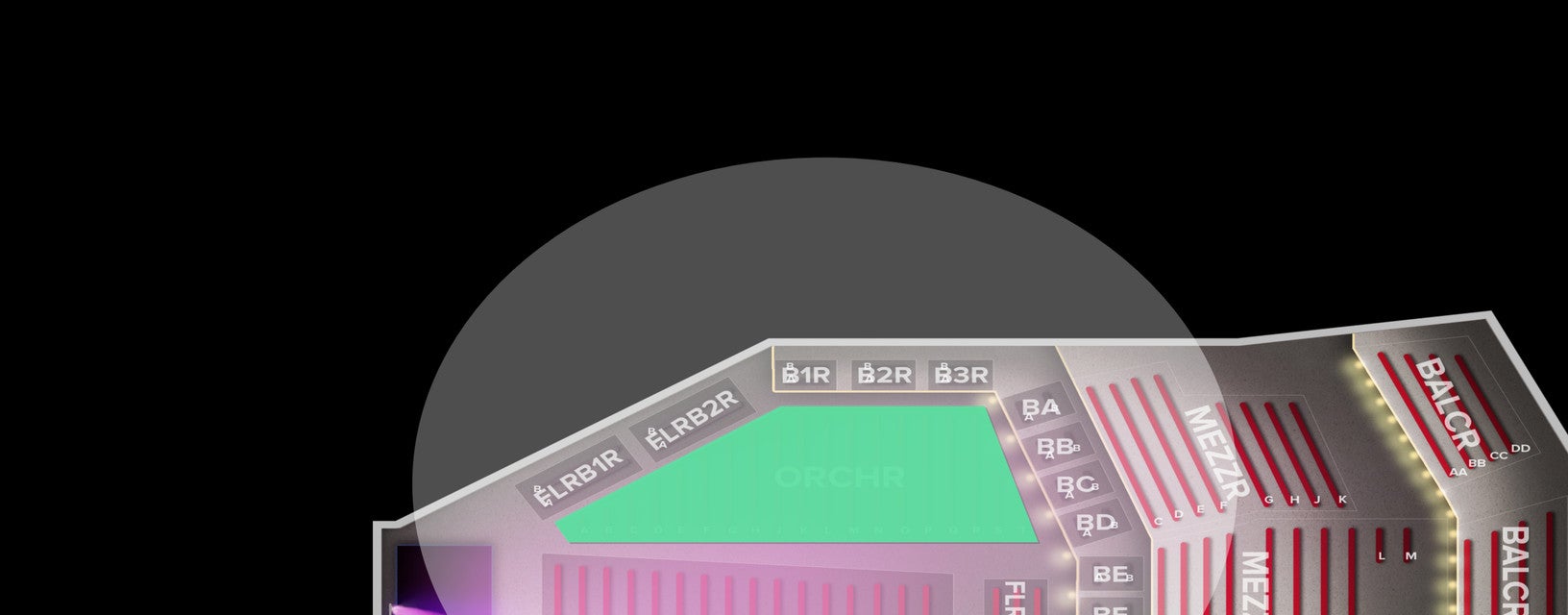 Seat view from Orchestra Right