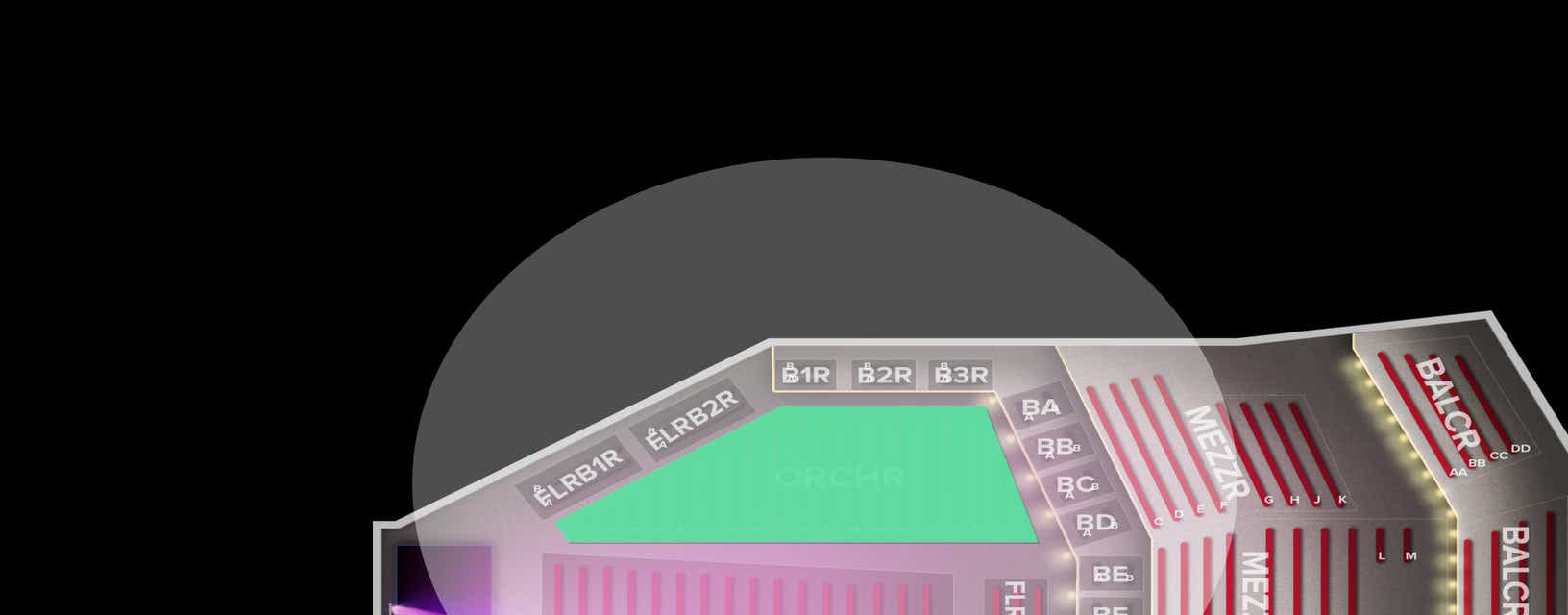 Seat view from Orchestra Right