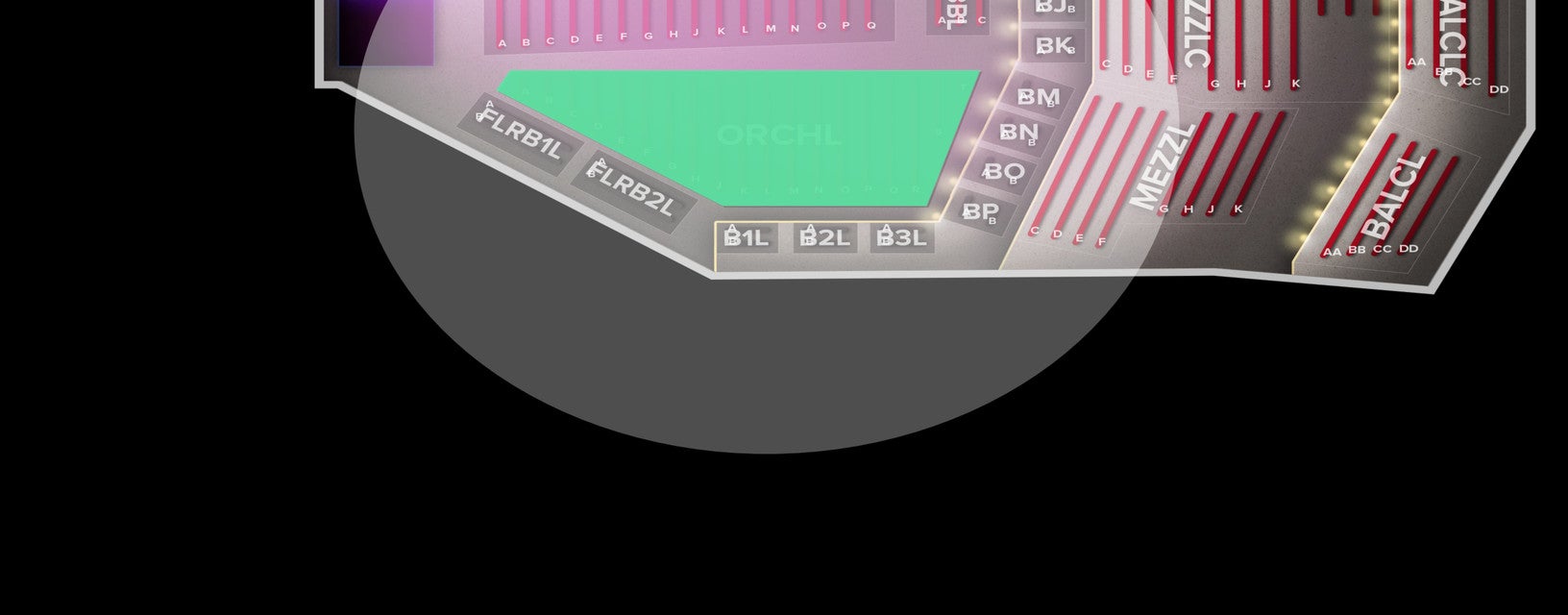 Seat view from Orchestra Left