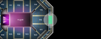 Seat view from Upper