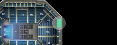 Seat view from Upper