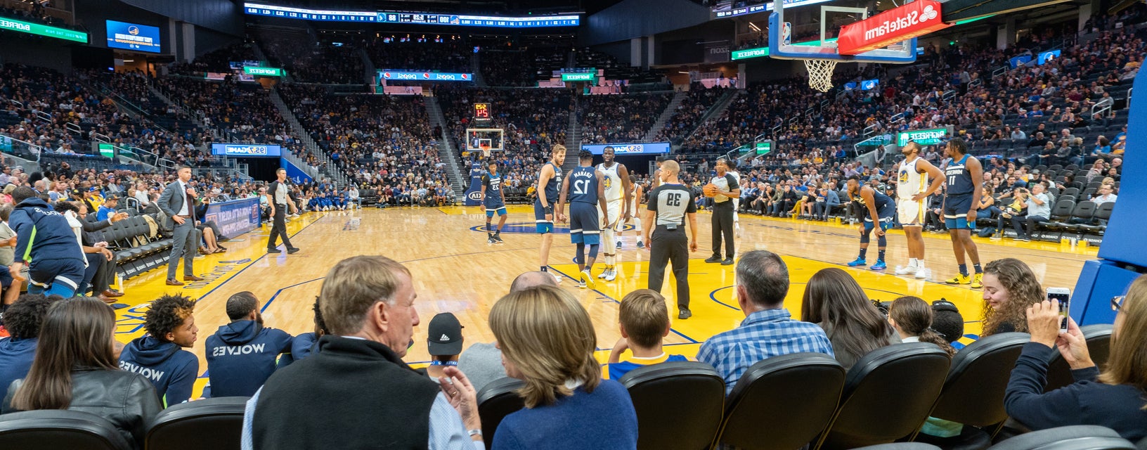 Seat view from Risers