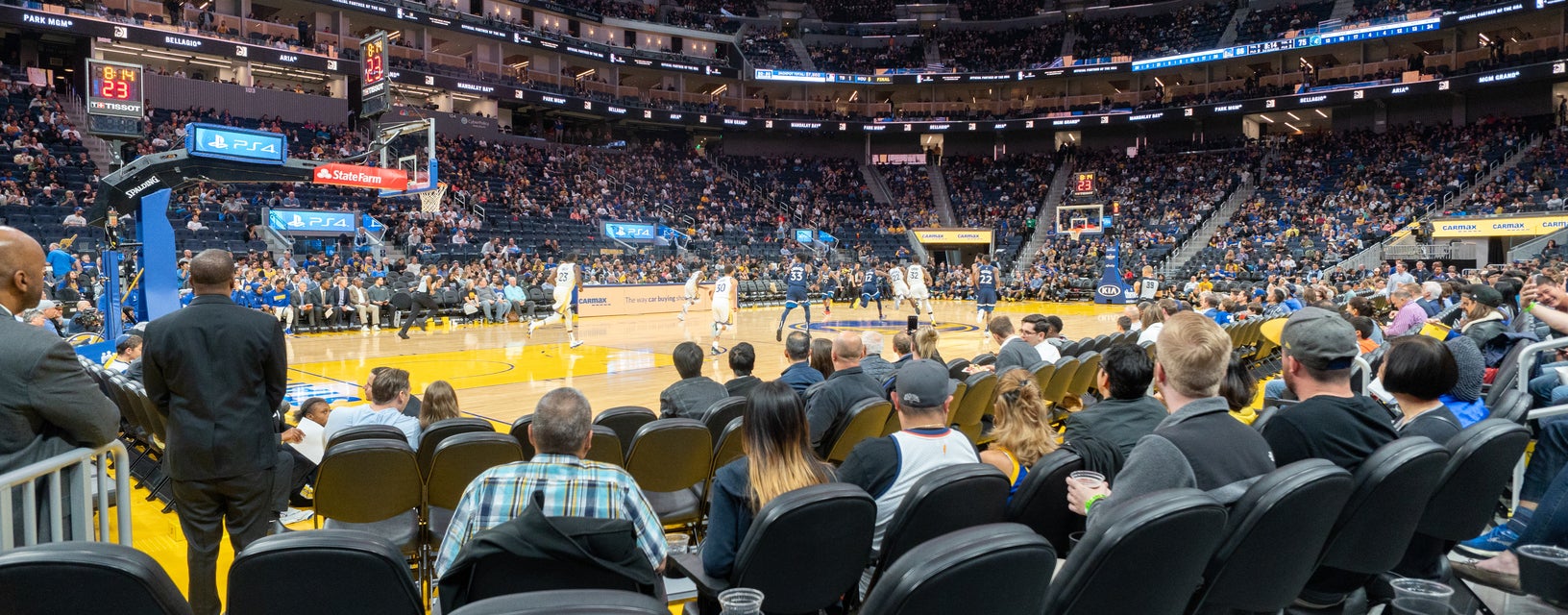 Seat view from Risers
