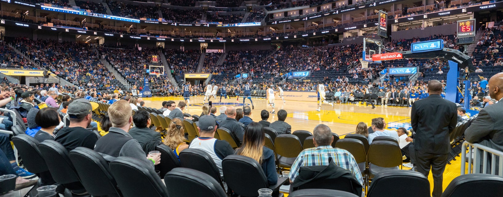 Seat view from Risers