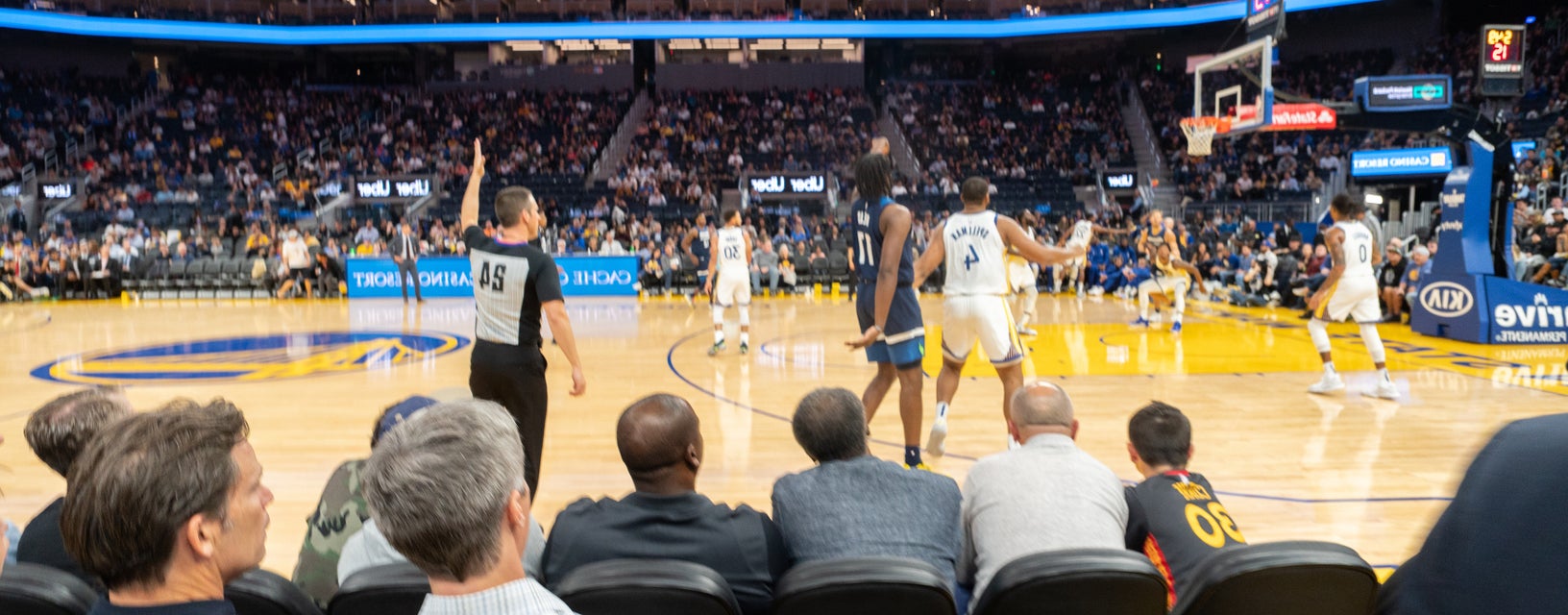 Seat view from Risers