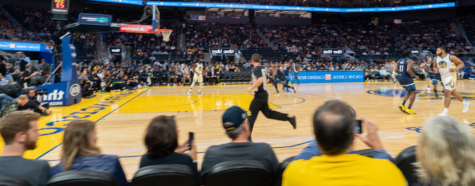 Seat view from Risers