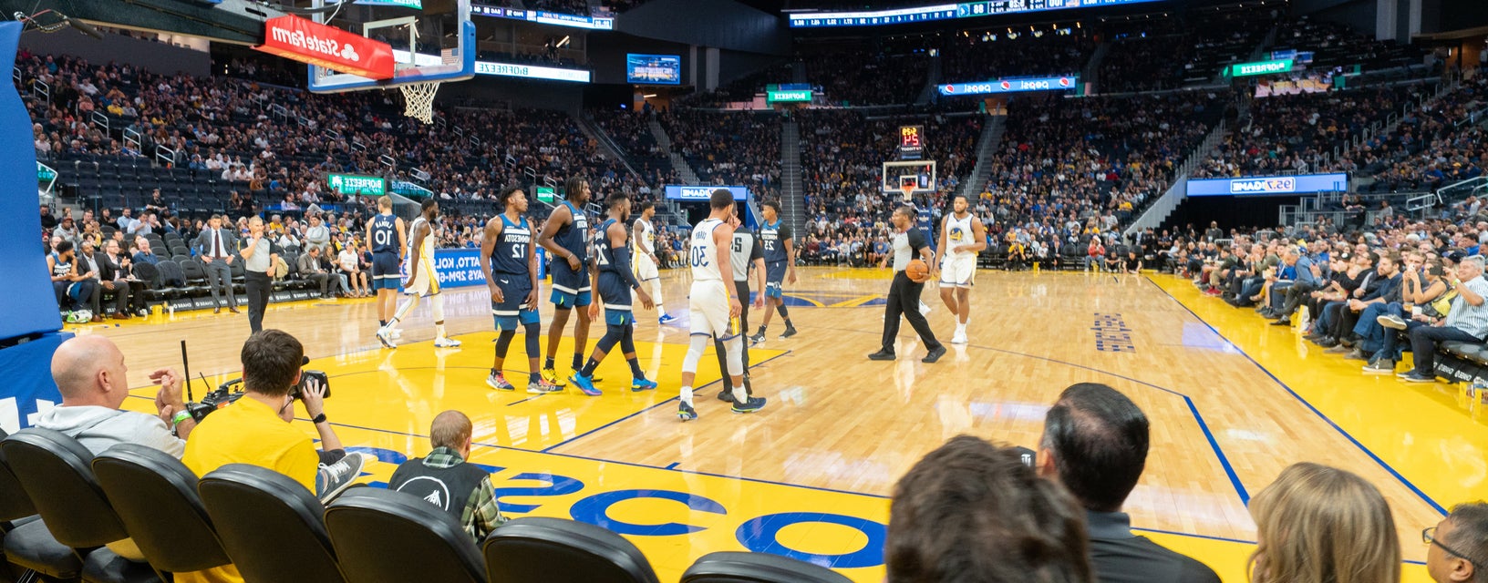 Seat view from Risers
