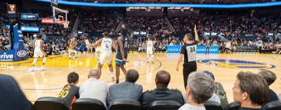 Seat view from Riser