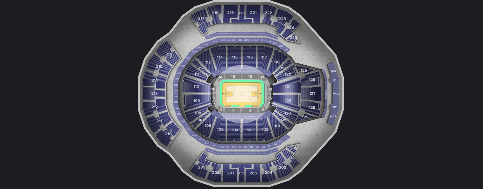 Seat view from VIP Floor