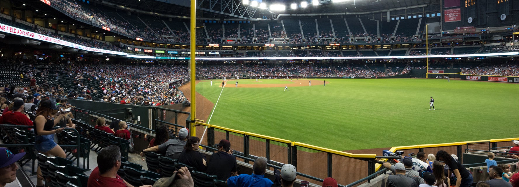 Seat view from Bullpen Reserve