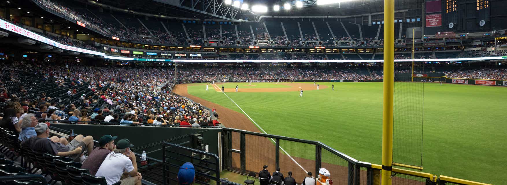 Seat view from Bullpen Reserve