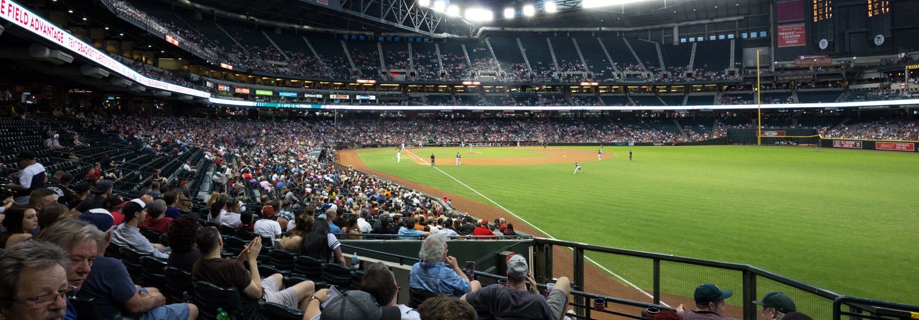 Seat view from Bullpen Reserve