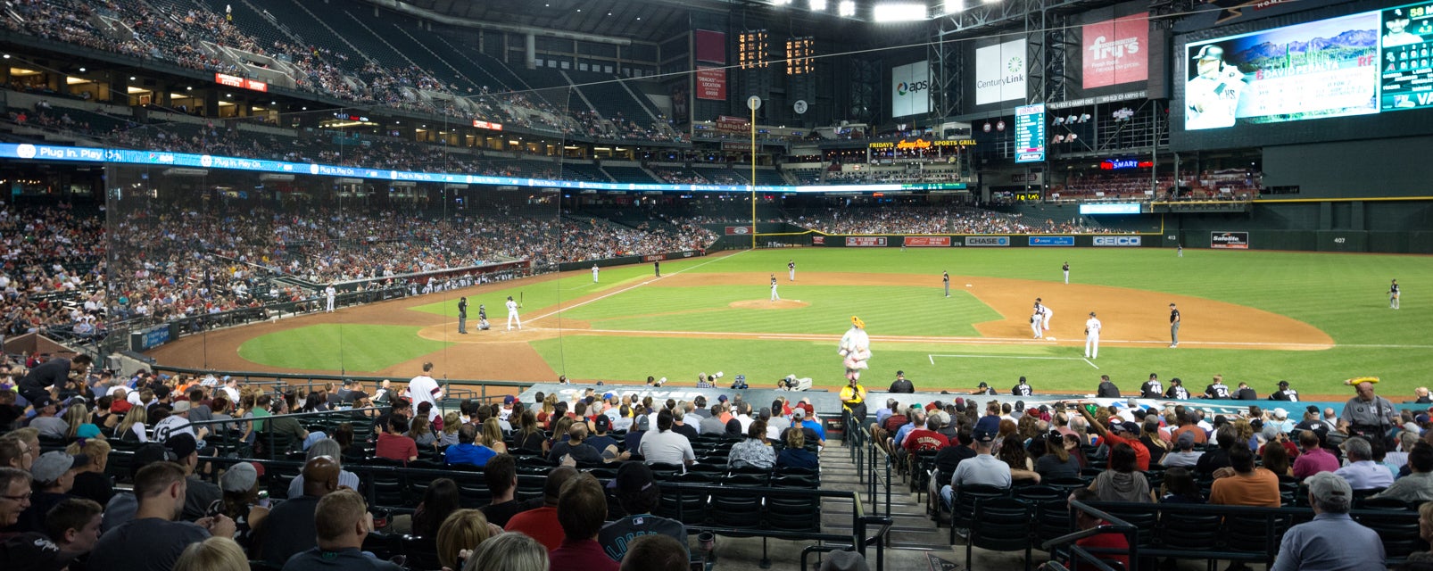 Seat view from Infield Box