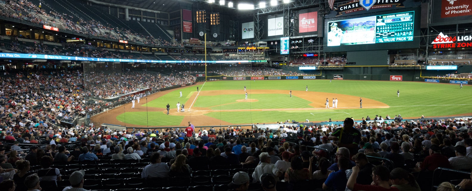 Seat view from Infield Box