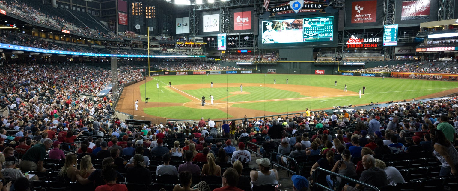 Seat view from Infield Box