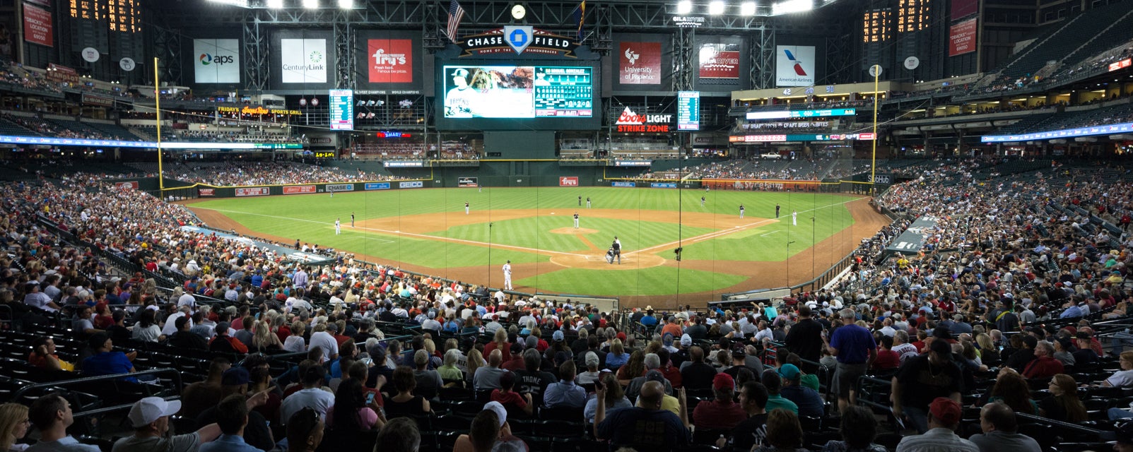 Seat view from Infield Box