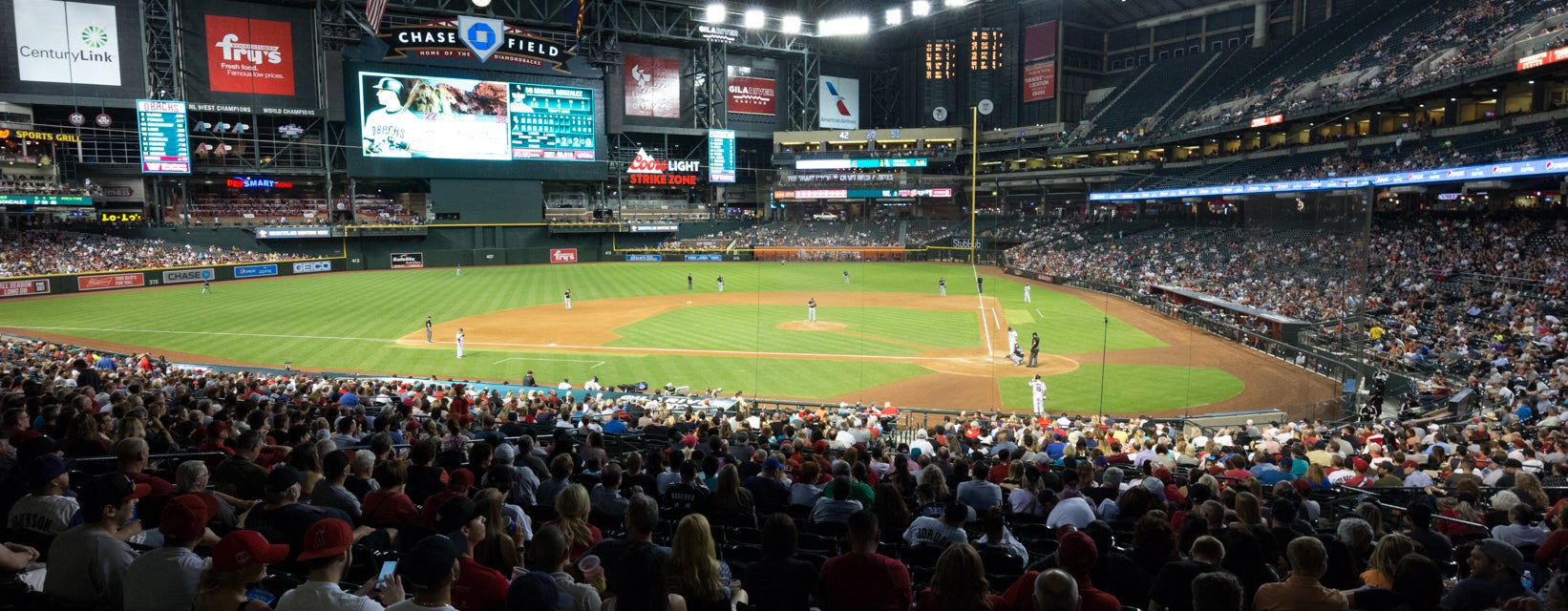 Seat view from Infield Box