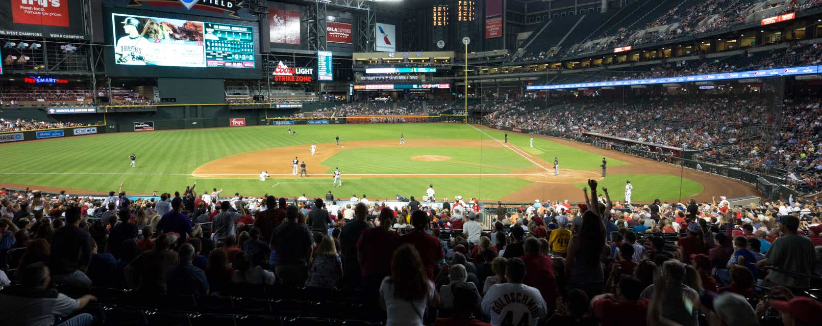Seat view from Infield Box