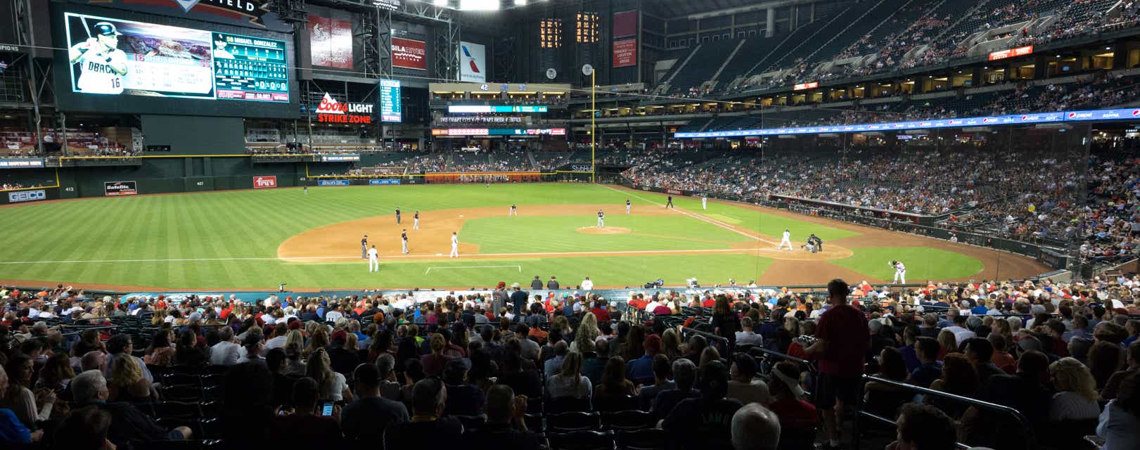 Seat view from Infield Box