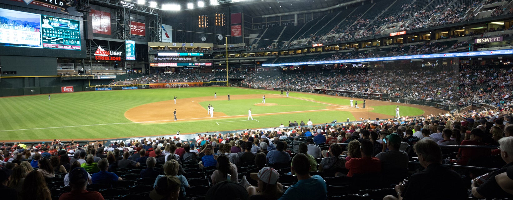 Seat view from Infield Box