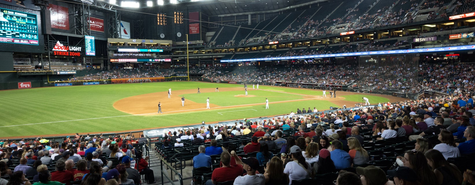 Seat view from Baseline Box