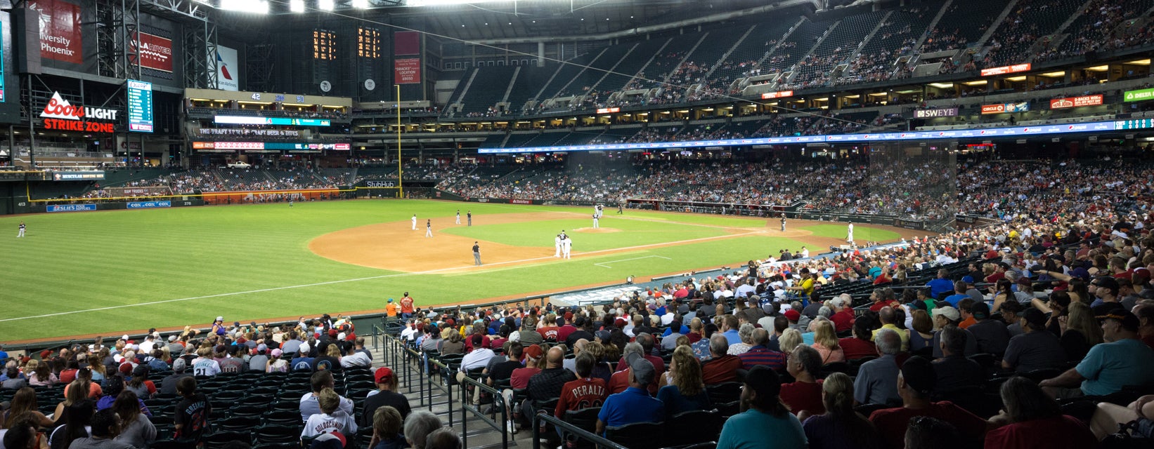 Seat view from Baseline Box