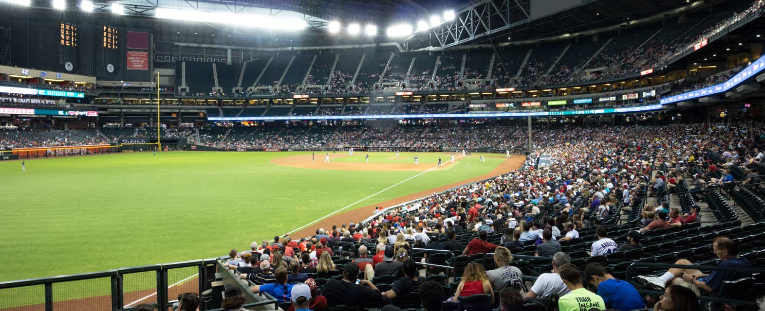 Seat view from Bullpen Reserve