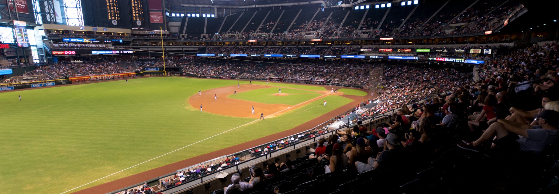 Seat view from Club Reserve