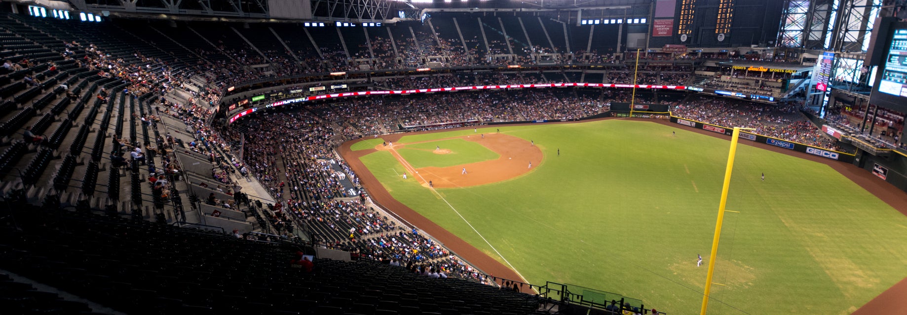 Seat view from Outfield Reserve