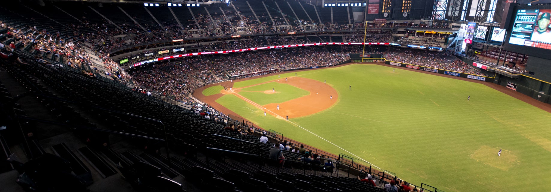 Seat view from Outfield Reserve