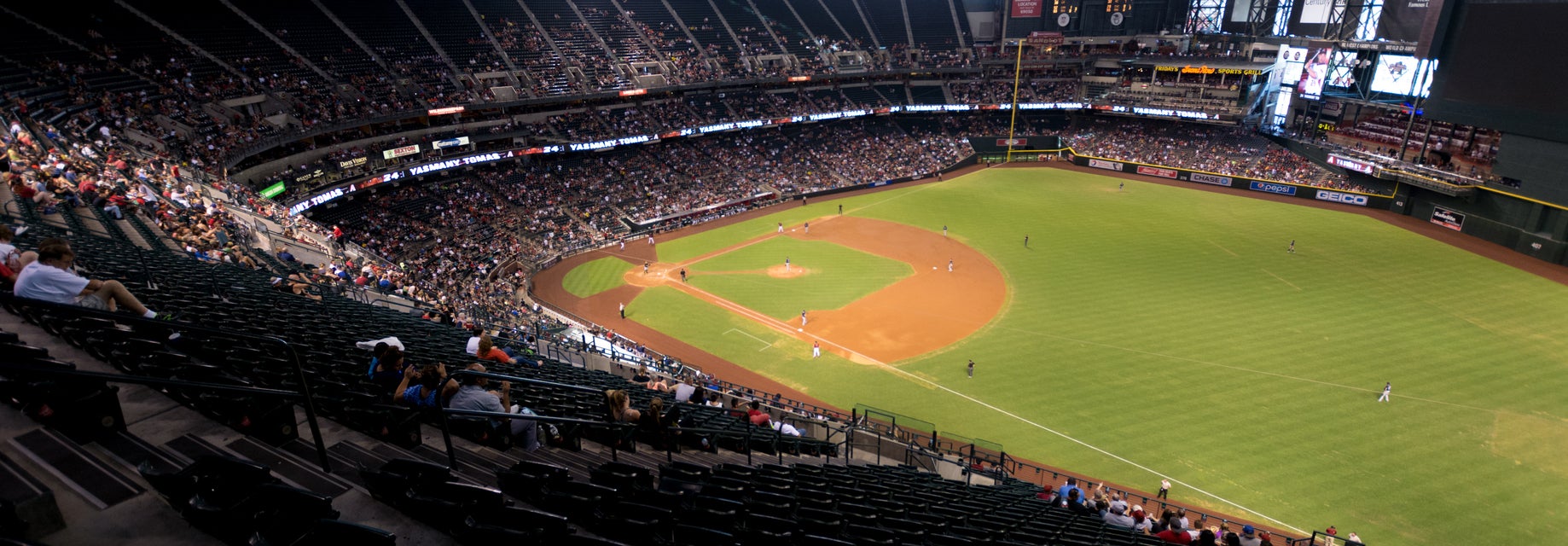 Seat view from Infield Reserve