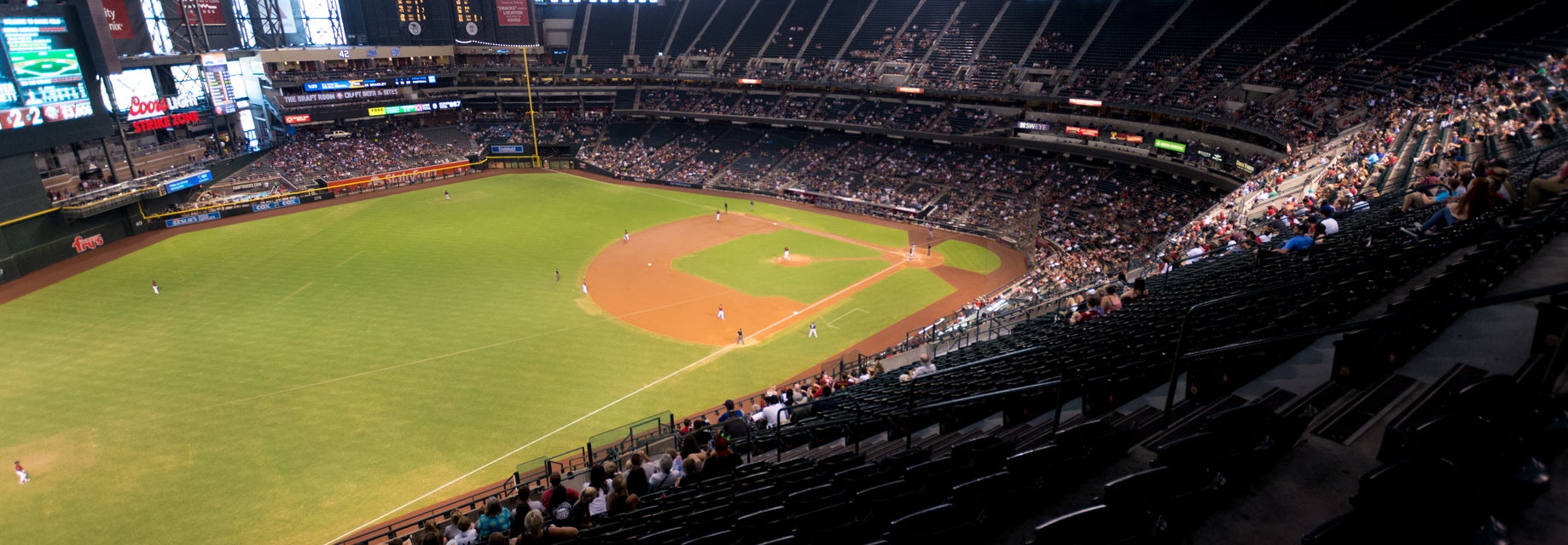 Seat view from Outfield Reserve