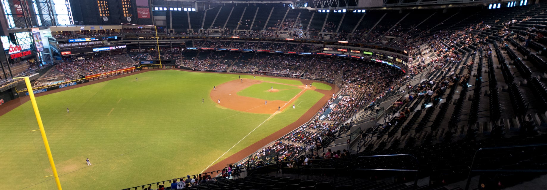 Seat view from Outfield Reserve