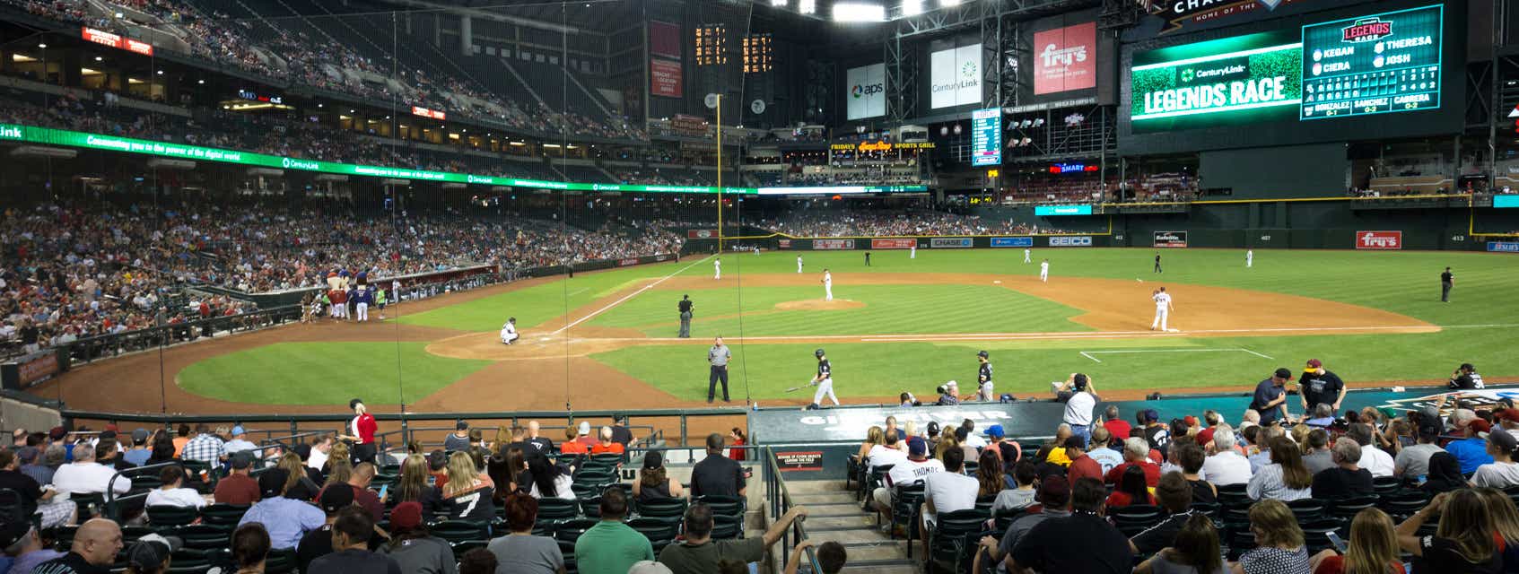 Seat view from Clubhouse Box